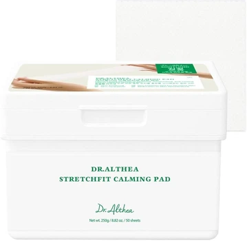 Тонер-пэды Dr. Althea Stretchfit Calming Pad успокаивающие с центеллой и цинком 50 шт
