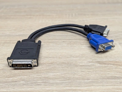 Кабель переходник Molex DMS-59 - 2xVGA - Б/У