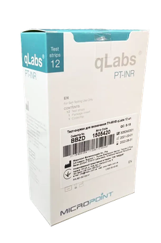 Тест-смужки для визначення ПЧ-МНО qLabs QS-1-12 Pro 12 шт