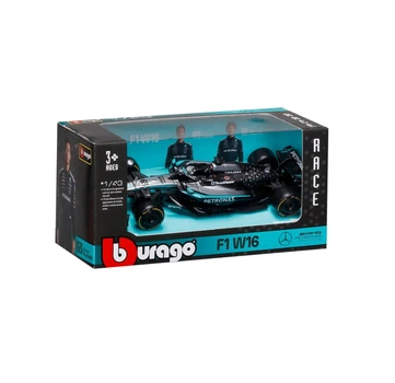 Колекційна Модель Bburago F1 Mercedes-AMG PETRONAS W16 2025 #63 George Russell 1/43 Model Car / Формула 1 / Мерседес АМГ