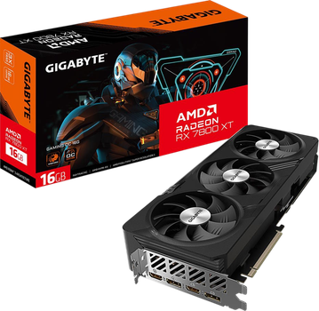 Видеокарта AMD Radeon RX 7800 XT 16GB Gigabyte Gaming OC (GV-R78XTGAMING OC-16GD) Б/У