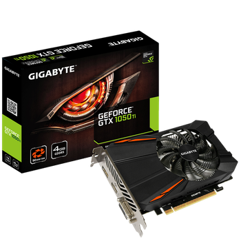 Відеокарта GeForce GTX 1050 Ti 4GB Gigabyte D5 (GV-N105TD5-4GD) Б/В