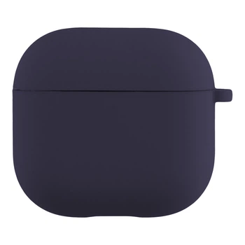 Футляр Silicone Case с микрофиброю для Samsung Galaxy Buds FE / Samsung Galaxy Buds 2 / Samsung Galaxy Buds 2 Pro / Samsung Galaxy Buds Live Dark Blue
