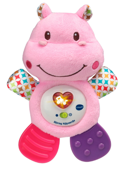 Інтерактивна іграшка Vtech прорізувач гіпопотам Рожевий 3830545 (3417765025525)