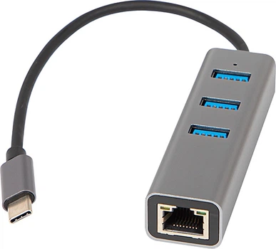 Karta sieciowa Blow K-06 RJ45 - 3 x USB-C (5900804134749)