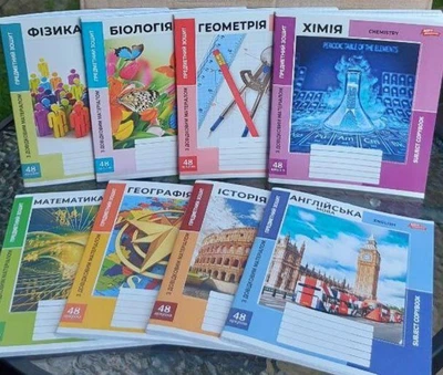 Комплект предметных тетрадей 8 предметов 8 шт на 48 листов