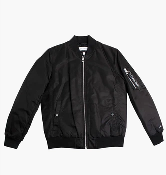 Куртка мужская Calvin Klein Mens Classic Ma-1 Nylon Bomber Jacket Black XL Чорний CM154122-TN0