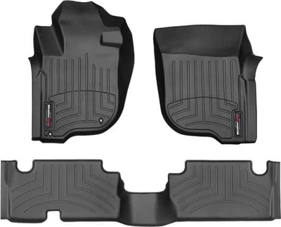 Килимки Weathertech Black для Mitsubishi L200 (mkV) 2014-2023; Fiat Fullback (mkI) 2016-2019 (extended cab) (WT 4413521-4413492)