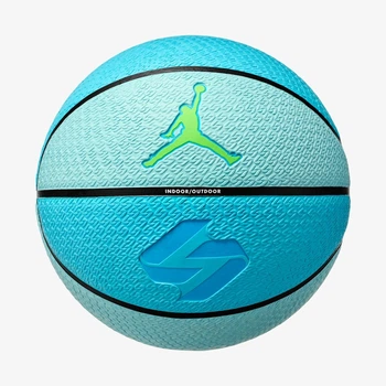 Баскетбольный мяч Jordan Jordan Playground 8P L Doncic Deflated Copa/Black/Laser Blue/Electric Green 07 ONE SIZE Комбінований J.101.3252.461.07
