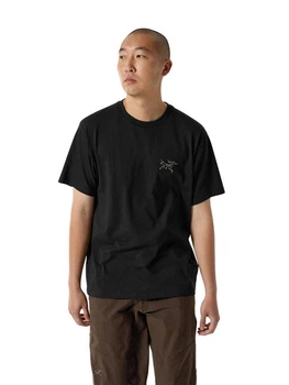 Футболка чоловіча Arc'teryx Kragg Supima Cotton Bird Word XL Чорний X00000953301
