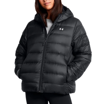 Куртка женская Under Armour Legend Down Hooded Jacket XS Чорний 1385852-001