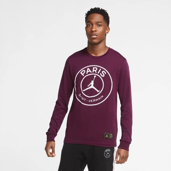 Кофта мужская Jordan X Psg Longsleeve XS Бордовий CK9781-610