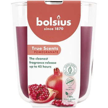 TRUE SCENTS Свічка в склі 9.7х8.5см аромат Гранат (BOL-940315)