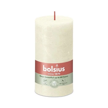 Свічка Рустик Bolsius SHINE стовпчик 13х6.8см перловий (BOL-790305)