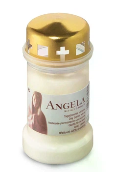 Лампадка пластмасова №3 Angela, біла 13х6.7см (BOL-189000)
