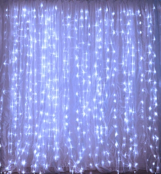 Гирлянда Водопад 420LED 3*2 м Белая