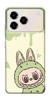 Чехол Labubu green для ZTE Blade A76 4G