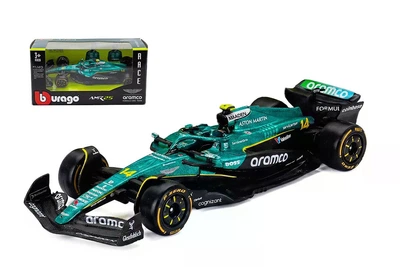 Колекційна модель Bburago F1 Aston Martin Aramco F1 Team AMR25 / 2025 Season Model Car 1/43 #14 Fernando Alonso / Формула 1 / Астон Мартін / Фернандо Алонсо
