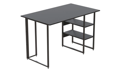Компьютерный стол Ferrum-decor Кевин 75x120x60 черный ДСП Сосна Кембра 16мм