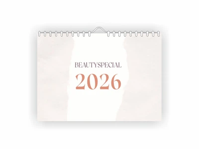 Календар настінний Vivay 2026 Beautyspecial А4 30x20 см Біло-бежевий (hub_pa1v84)