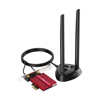Адаптер Cudy WE9300S BE9300 Wi-Fi 7 PCI Express тридіапазонний з Bluetooth 5.4 HDSYR_2999
