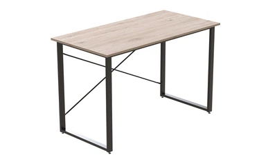 Компьютерный стол Ferrum-decor Дейв 75x140x70 черный ДСП Дуб Сан-Марино 16мм