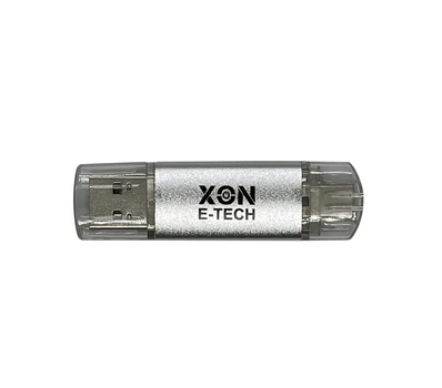 Флеш-накопитель XON FlashDrive DuoConnect 128GB USB 3.0 + USB Type-C Grey (FX3DX128MS 7607)