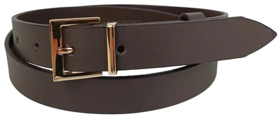 Ремень женский Skipper 125x3 см Темно-коричневый (1674-30)