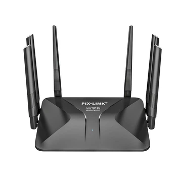 Маршрутизатор Pix-Link X300S6 300Мбіт/с 2.4ГГц Чорний (ENSWSW020603B 4258)