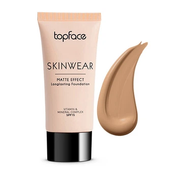 Тональний крем для обличчя матуючий TopFace Skinwear Matte Effect PT468 №006 Dark Sand 30 мл.
