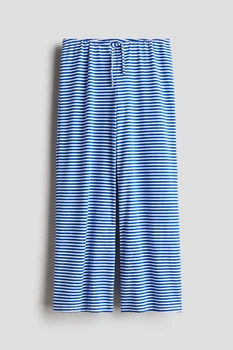 Штани H&M 1261666 134см біло-сині смужки