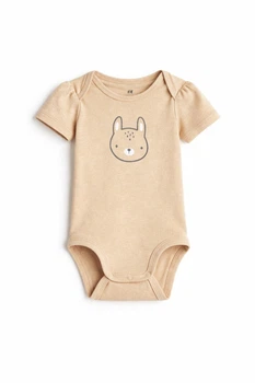 Боді H&M 1159381 104см бежевий зайчик