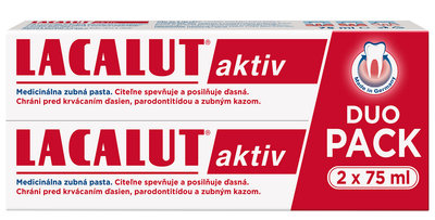 Паста зубна Lacalut Activ Duo Pack 2 х 75 мл