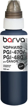 Чернила Barva для Canon PGI-470/PGI-480 PGBK Special Pigmented 100 мл Black (C470-552e)
