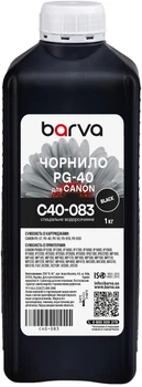 Чернила Barva для Canon PG-37/PG-40/PG-50 Special Water Soluble 1 л Black (C40-083)