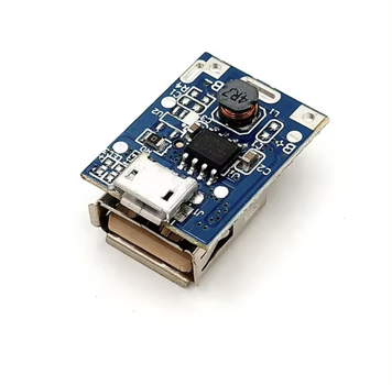 Повышающий контроллер заряда плата Powerbank micro-USB 5V 1A для Li-ion аккумуляторов