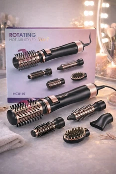 Фен-стайлер ROZIA 5 в 1 HC8115 hair dryer AND-6162-6: Для всех