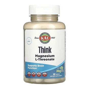 Магній L-треонат для мозку (Think Magnesium L-Threonate) 2000 мг 60 таблеток CAL-27193