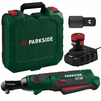 Акумуляторна тріскачка Parkside PAR 12 B1 трещотка з акумулятором та зарядним пристроєм