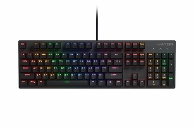 Ігрова клавіатура HATOR Icefall Mecha Rainbow Black (HTK104UA)