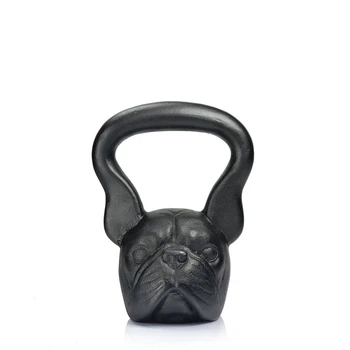 Дизайнерська спортивна гиря Bulldog 12 кг Чорна