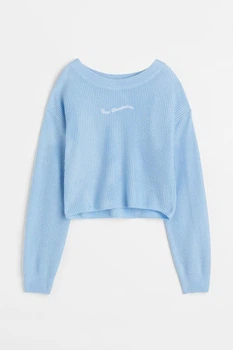 Светр H&M 1021661 158-164см блакитний