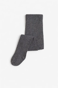 Колготки H&M 1081653 62-68см графітовий рубчик