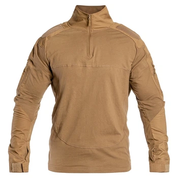 Рубашка боевая Mil-Tec с налокотниками Combat Shirt Chimera L Койот (opt-M-T-8269)