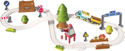 Игровой набор OTAMANKO Rail Land Школьный автобус 4 игровые секции со звуком (5320290)