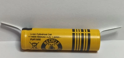 Аккумулятор HighPower 14500cy 600mAh 1.5A LiFePO4 3.2V з виведенням