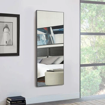 Зеркало Art-com в алюминиевой раме 1200х600 мм Черный (ALP black 1200х600)