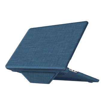 Чохол-накладка для ноутбука PC+Fabric AMO-TRI для Apple MacBook Air 15 (2025/2024/2023) модель M4/M3 A3114/M2 A2941 Navy