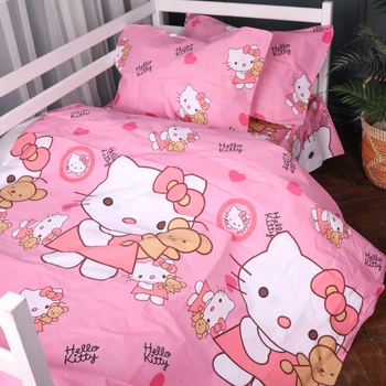 Підковдра MirSon Бязь 17-0903 Kitty Sweet Hearts 110 x 140 см (2200012398906)