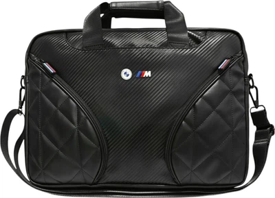 Сумка для ноутбука BMW Carbon Pockets & Metal Logo 16" Black (BMCB15PCASEPOK)